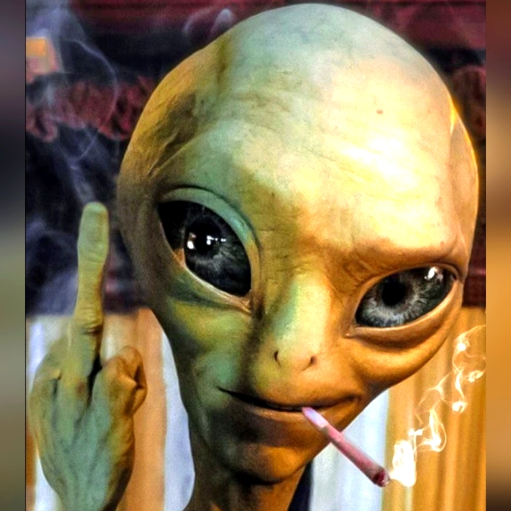 Brand New Never Worn "Alien Salute Tee"